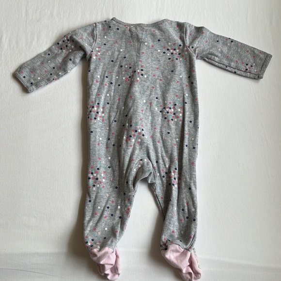 Bundle of 3 Carter's Baby Girl's Footed Pajamas Size 6 Months - Picture 12 of 15